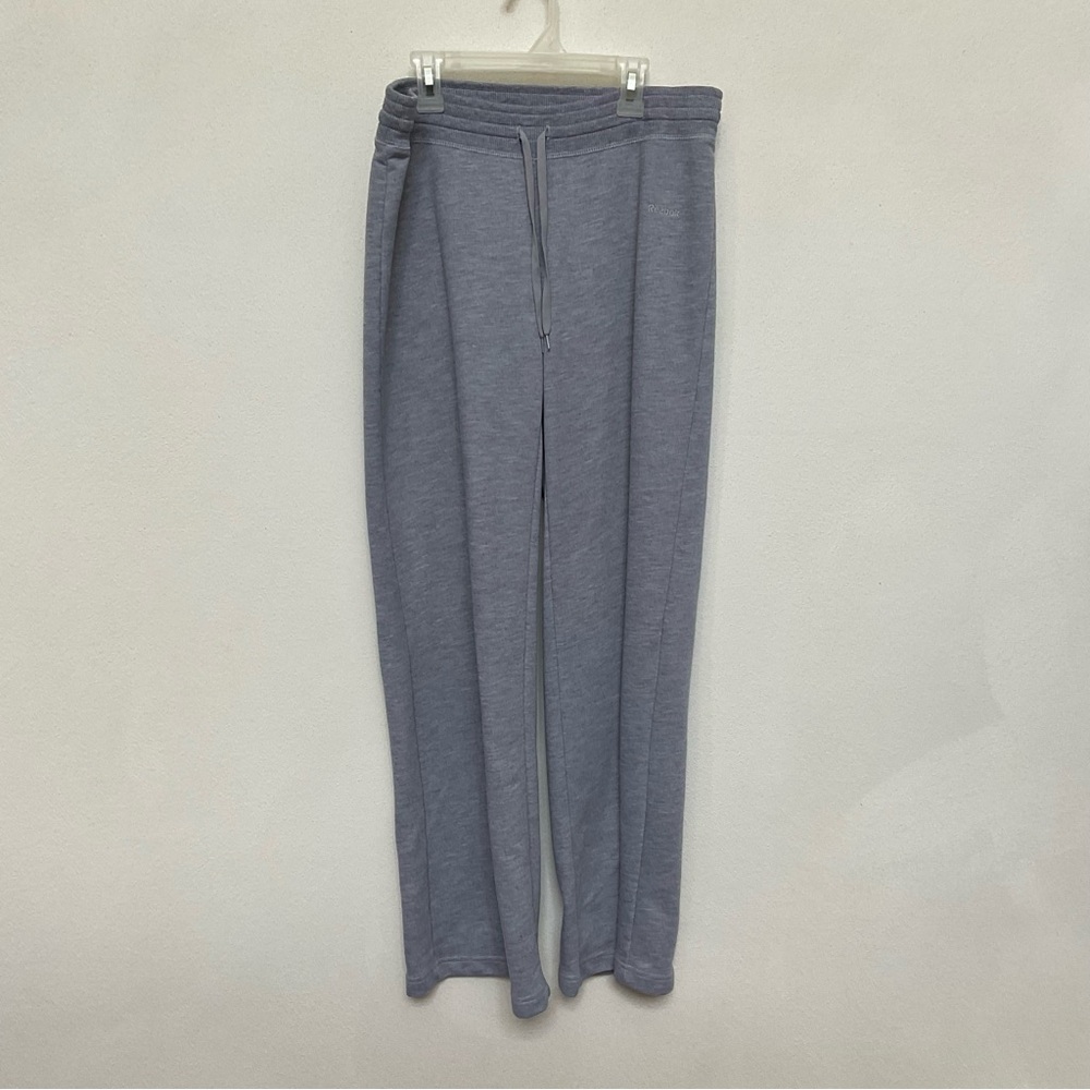 Reebok Classic Grey Pull On Straight Leg Sweatpants Size Med Lounge Comfort